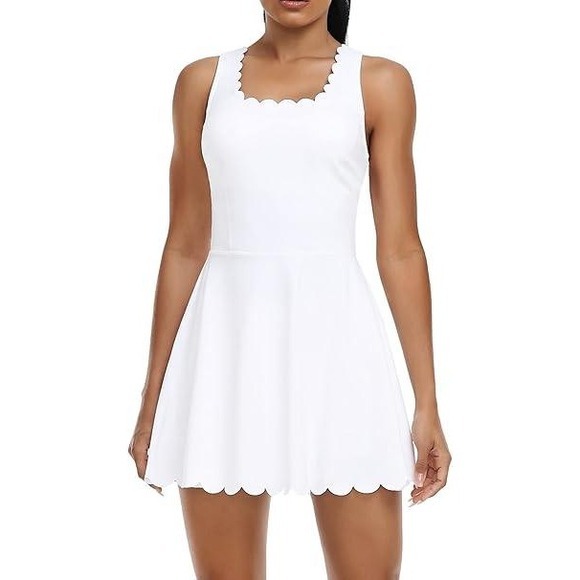 Attraco Other - Attraco Women Tennis‎ Dress with Shorts Size M White (6053)